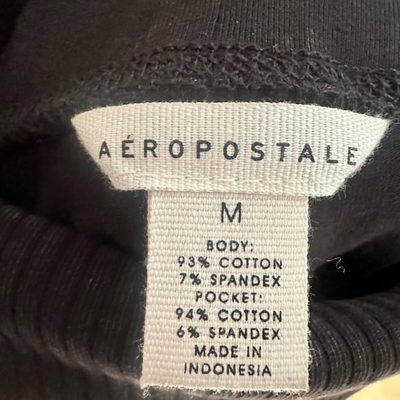 NWT Aeropostale Ultra High-Rise Pocket Leggings, cool whiskered black print. - Picture 7 of 7